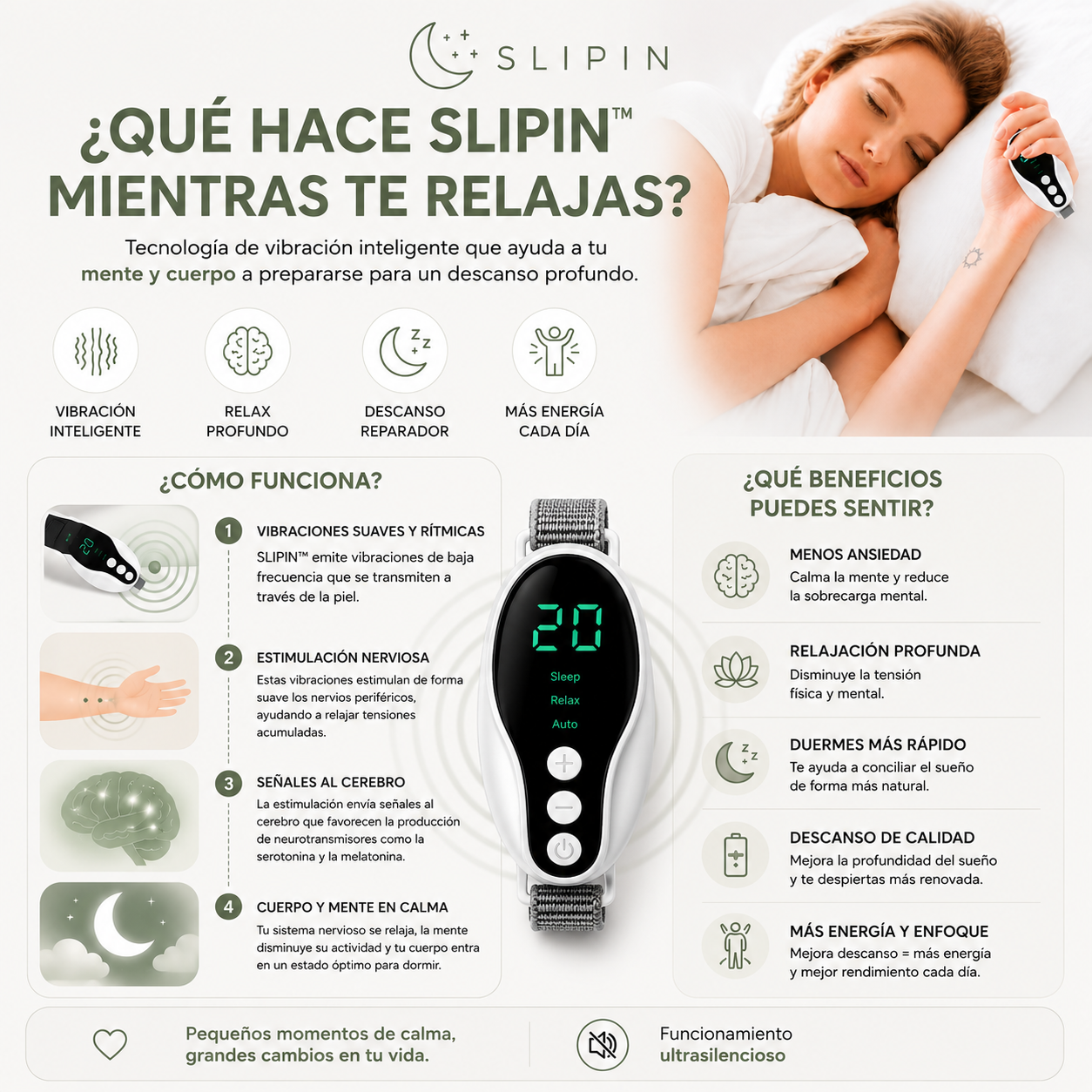 Dispositivo de Relajación y Sueño